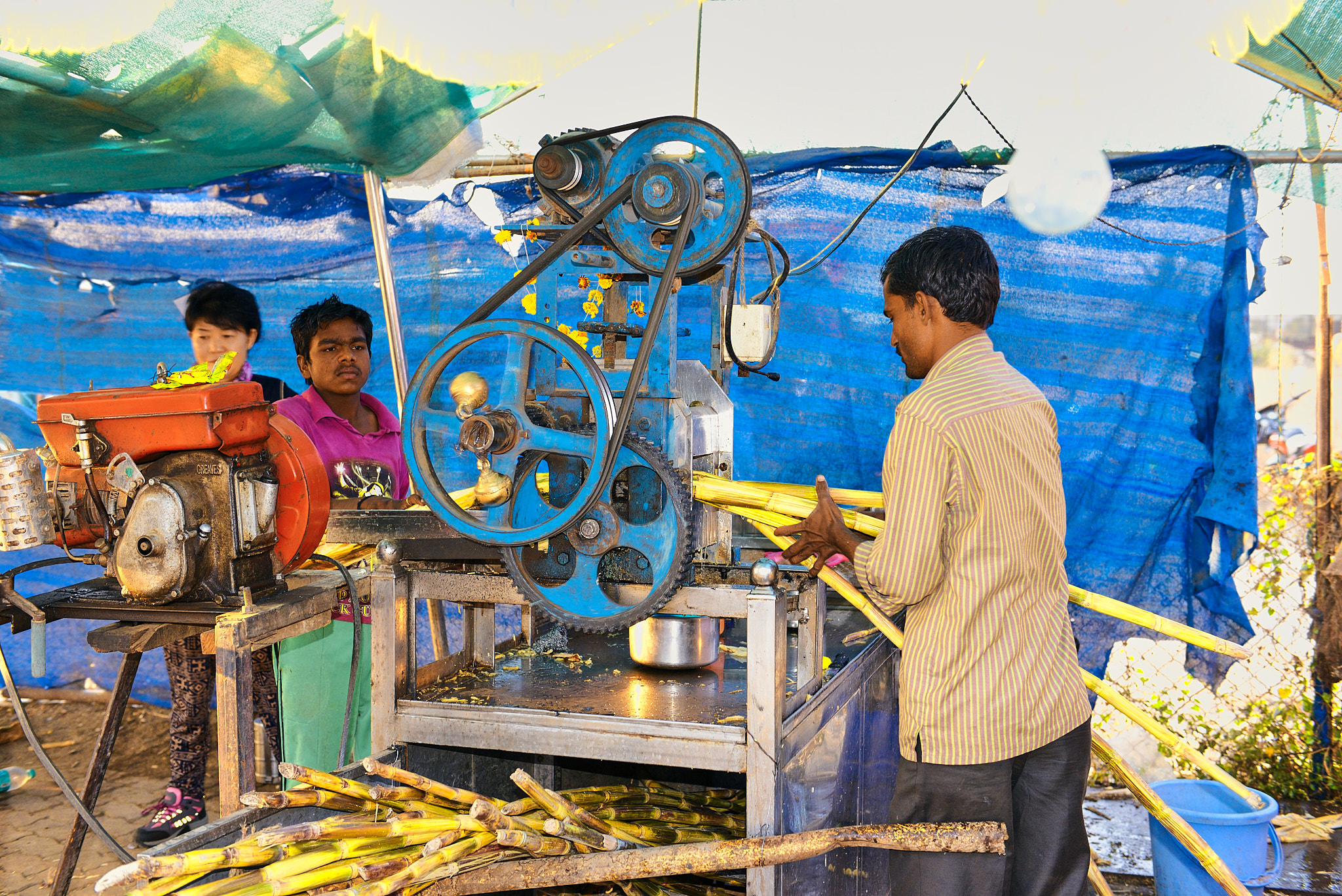 20140102 039 아우랑가바드 가는도중 고속도로 휴게소